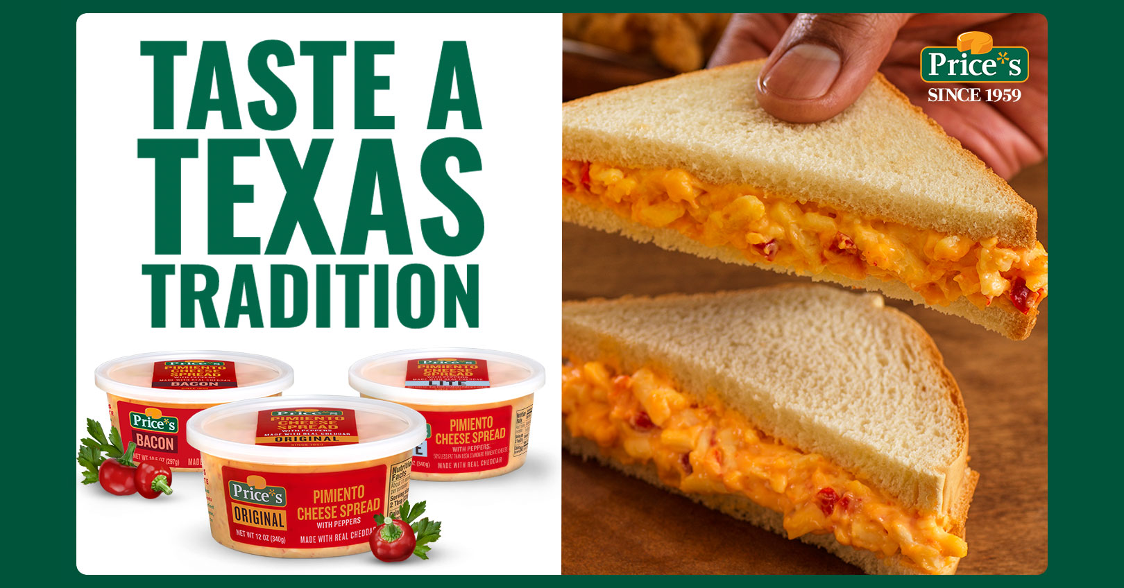 Pimento Pizzettes - Price's Pimiento Cheese Spread